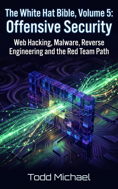 The White Hat Bible, Volume 5: Offensive Security: Web Hacking, Malware, Reverse Engineering and the Red Team Path — book cover